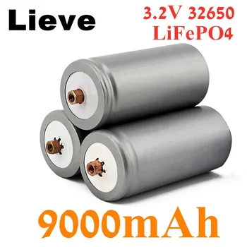1-10PCS Prekės ženklas naudotas 32650 9000mAh 3.2V lifepo4 įkraunama baterija Profesionali ličio geležies fosfato maitinimo baterija su varžtu