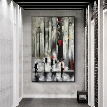 100% Rankomis dažyta aliejinė tapyba Žmonės Peizažas Rankų darbo Abstraktus namų dekoras Modernus sienų menas Sienų tapyba svetainei