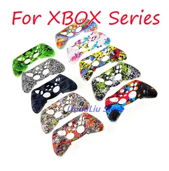 10vnt Minkštas silikoninis dėklas Odos apsauginis dangtelis, skirtas Xbox Series X S pakaitinis silikoninis guminis dėklas, skirtas xbox serijai s x