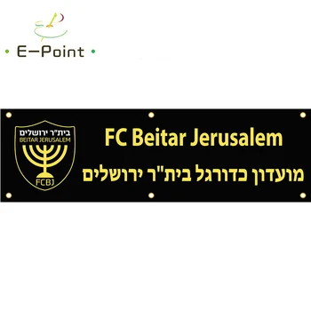 130GSM 150D Medžiaga Beitar Jerusalem FC Banner 1.5ft*5ft (45*150cm) Dydis namų vėliavai Vidaus lauko dekoras