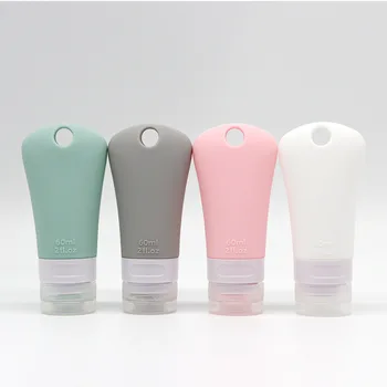 1PC 90ml silikoninis tuščias butelis nešiojamas kelioninės kosmetikos konteineris dušo želė šampūnas losjonas veido kremo buteliukas pakartotinai užpildomas buteliukas