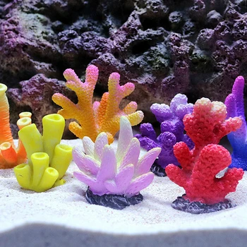 1PC Dirbtinis koralų žuvų rezervuaro dekoravimas imituoja jūrų žvaigždės dervos rifo kraštovaizdį Akvariumo apdaila Amatų stalo dekoravimas