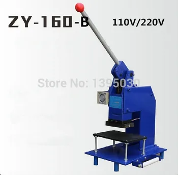 1vnt ZY-160-B rankinis karštos folijos štampavimo aparatas rankinis štampavimo odos įspaudimo aparatas Spausdinimo plotas 100 * 150MM
