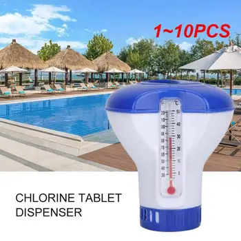 1~10PCS Chloro bromo tabletės Plaukiojantis dozatorius Floater SPA sūkurinė vonia Baseino priedai