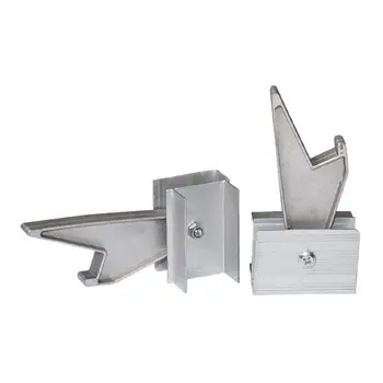 2x aliuminio prailginimo kopėčių spynos, pakaitinių spynų rinkinys, prailginimo kopėčių dalys, kopėčių priedai