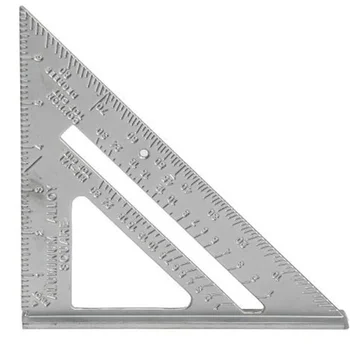300mm Reguliuojamas matavimo medienos apdirbimo derinys Liniuotė Horizontalus judantis nerūdijančio plieno funkcijų derinys Trikampė liniuotė