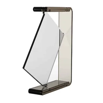 Akrilo nuotraukų rėmelių stalas 6inch dvipusis atviruko nuotraukų ekranas skaidrus 360 ° kristalų besisukantis nuotraukų rėmelis
