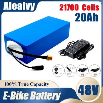 Aleaivy Original 48V 20AH Ebike baterija 48V 1500W elektrinei dviračio baterijai Galinga elektrinė dviračio baterija T & XT60