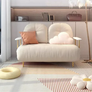 Apartamentų užpildas Svetainė Sofa Gultas Pliušinis daugiafunkcinis elegantiškas sofos sulankstomas rėmas Canape Salon de Luxe namų baldai