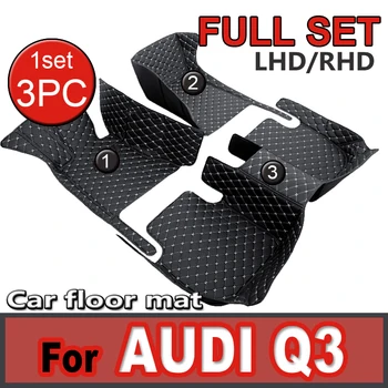 Automobiliniai grindų kilimėliai AUDI Q3 8U 2012 2013 2014 2015 2016 2017 Custom auto foot Pads automobilių kilimų dangos interjero aksesuarai