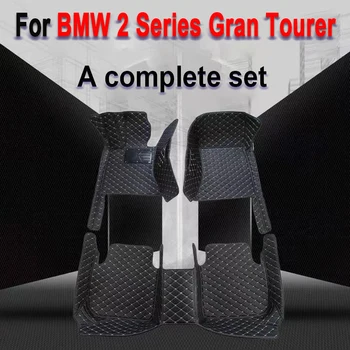 Automobiliniai grindų kilimėliai BMW 2 serijos F46 Gran Tourer 7seat 2015~2022 Kilimai nuo purvo Kilimėliai Prabangus odinis kilimėlis Kilimėliai Automobilių aksesuarai