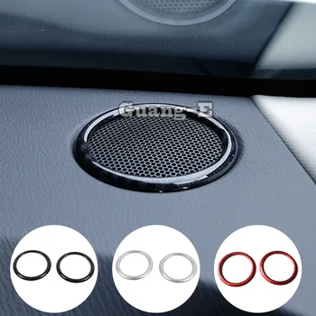 Car Inside Audio Speak Sound Inner Front Dashboard Trims Cover Ring Circle Trim For Mazda CX-3 CX3 2017 2018 2019 2020 2021 2022
