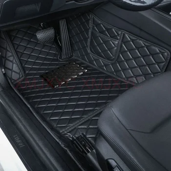 Dirbtinės odos individualūs automobilių grindų kilimėliai BMW 7 serijos G70 F01 2008-2015 F02 Ilgi G11 G12 ilgi interjero aksesuarai Detalės