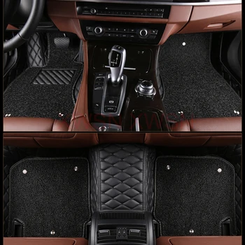 Dviejų sluoksnių individualaus stiliaus 3D automobilių grindų kilimėliai Mercedes Benz B klasei W245 2008-2011 W246 W247 2020-2023 Interjero aksesuarai