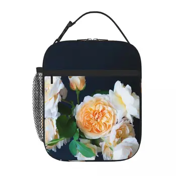 English Roses Lunch Tote Picnic Insulated Bags Lunch Bag For Kids