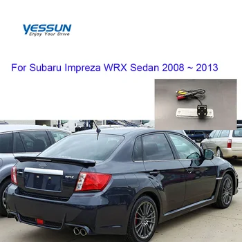 Galinio vaizdo kamera Subaru Impreza WRX Sedanui 2008 2009 2010 2012 2011 2013 CCD atbulinės eigos kamera / LED valstybinio numerio kamera