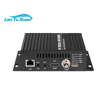 H9120D H.265 H.264 HEVC UHD 4K HDMI IP BNC Vaizdo dekoderio palaikymas SRT P2P RTP RTSP RTMP Tinklo srauto dekodavimas Tiesioginis srautas