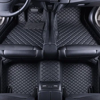 Individualūs automobilių grindų kilimėliai Ford Focus MK1 MK3 MK4 odinės grindys Patvarūs kilimėliai Full Protector Auto Accessories Pėdų kilimas