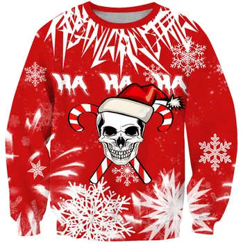 Kalėdiniai džemperiai su gobtuvu Vyriški drabužiai 3D Kalėdų eglutė Negabaritiniai džemperiai vyrams Vakarėlis Mielas Juokingas megztinis Viršus