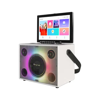 Karaoke stiprintuvo stovas Nešiojama vakarėlių dėžutė KTV sistema Multimedijos Bluetooth garsiakalbis Išmanusis ekranas