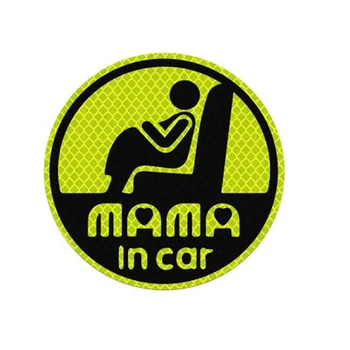 MAMA automobilyje nėščia ant automobilio lipduko PVC Coloful Decals lipdukas Nissan X-TRAIL Qashqai Carola Vios B