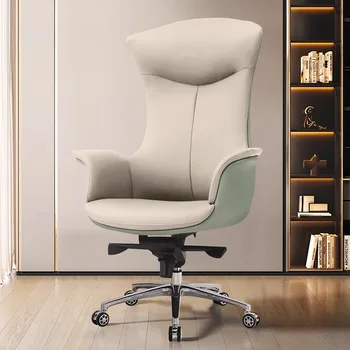 Modern Rolling Office Chair Swivel Vanity Designer Lounge Relax Meditation Office Chair Comfy Bureau Meuble Luxury Furniture HDH