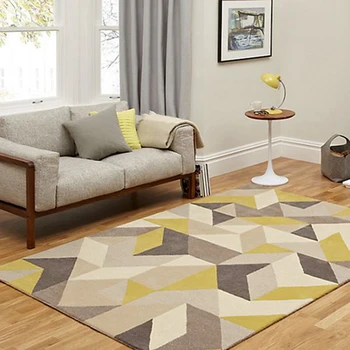 Modernus minimalistinis geometrinis kilimas, svetainė, kavos staliuko kilimėlis, miegamasis, naktinė studija, naktiniai tatamio kilimėliai