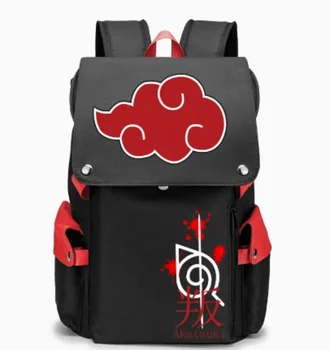 Naruto Bendro prekės ženklo anime mokyklinis krepšys Didelės talpos kuprinė Pradinių ir vidurinių mokyklų moksleiviai Užtrauktukas Mokyklinis krepšys Vaikų dovana