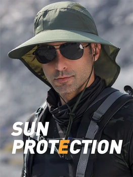 Nauja apsauga nuo saulės Žvejybos kepurė Vasaros kvėpuojantis tinklelis Kempingo žygio kepurės Anti-UV saulės skrybėlė Alpinizmo kepurės Vyriška Panamos kepurė