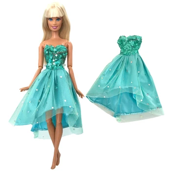 NK 1 komplektas Princesė Kilnūs nėriniai Dangaus mėlyna suknelė Mada Kasdienis trumpas sijonas Laisvalaikio drabužiai Barbei Lėlių aksesuarai Mergaitės dovanų žaislas