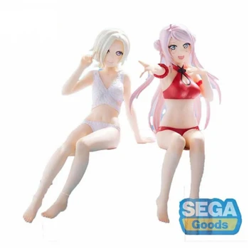 Original Sega LoveLive Mia Taylor Zhong Lanzhu Nijigasaki vidurinės mokyklos stabų klubo anime veiksmo figūrėlės modelio statulėlės žaislinė dovana