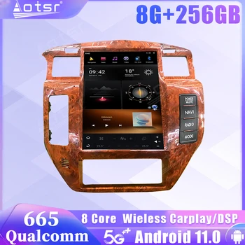 Qualcomm Snapdragon 665 Android 11 automatinis automobilinis radijas NISSAN PATROL 5 Y61 GPS Carplay centrinis multimedijos grotuvas stereofoninis galvos blokas