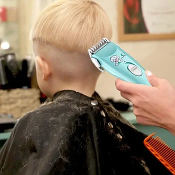 saugumas Tylūs kūdikių kirpimo mašinėlės Įkraunamos vaikiškos plaukų kirpimo mašinėlės Neperšlampamos profesionalios belaidės plaukų kirpimo mašinėlės