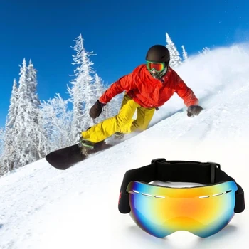 slidinėjimo akiniai Dvisluoksnis lęšis Anti-Fog Snieglenčių akiniai Vyrai Sportinis slidinėjimas Akiniai UV Vėjui atsparūs dideli sniego akiniai Slidinėjimo kaukės