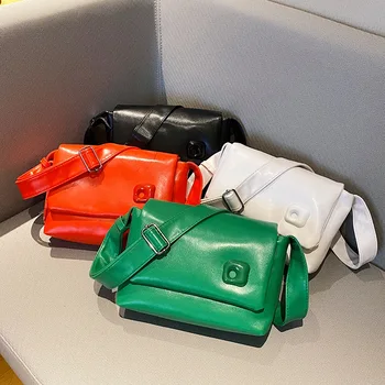 Soft Cloud Bag 2023 Naujas nišinio dizaino crossbody maži kvadratiniai krepšiai Casual Universalus pečių krepšys moterims