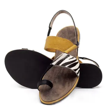 Summer New Women's Roman Sandals Flat Moteriški batai Spalvoti europietiški ir amerikietiški kojų pirštų sandalai
