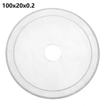 Super plonas deimantinis pjovimo diskas Super plonas lapidary pjūklas 100/110/120/150mm stiklo vamzdžiui Marmuro akmens papuošalai Crystal Jade
