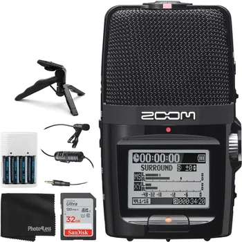 Vasaros nuolaida 50% Zoom H2n 2-Input / 4-Track Portable Handy Recorder