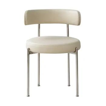Velvet Nordic valgomojo kėdės dizaino drabužinė Baltas kompiuteris Virtuvės kėdė Žaidėjas Ergonomiškas biuras Eetstoelen namų baldai
