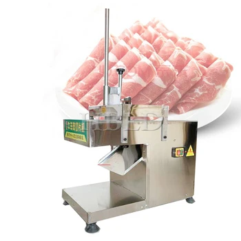 Šaldyta mėsos pjaustyklė, nerūdijančio plieno mėsos pjaustytuvas, jautienos ir ėrienos ritinio formavimo mašina